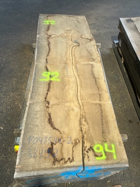 Eiche-Rohbohle 043544-1 in vollständiger Draufsicht